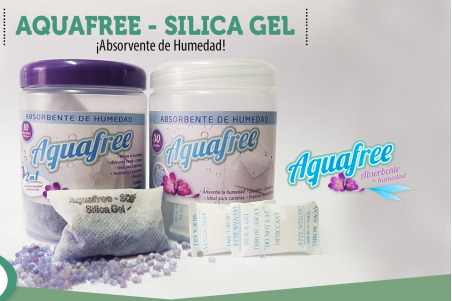 ¡13 maneras desos usar AQUAFREE Silica Gel para combatir la humedad!