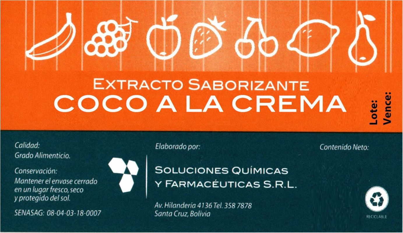 EXTRACTO SABORIZANTE COCO