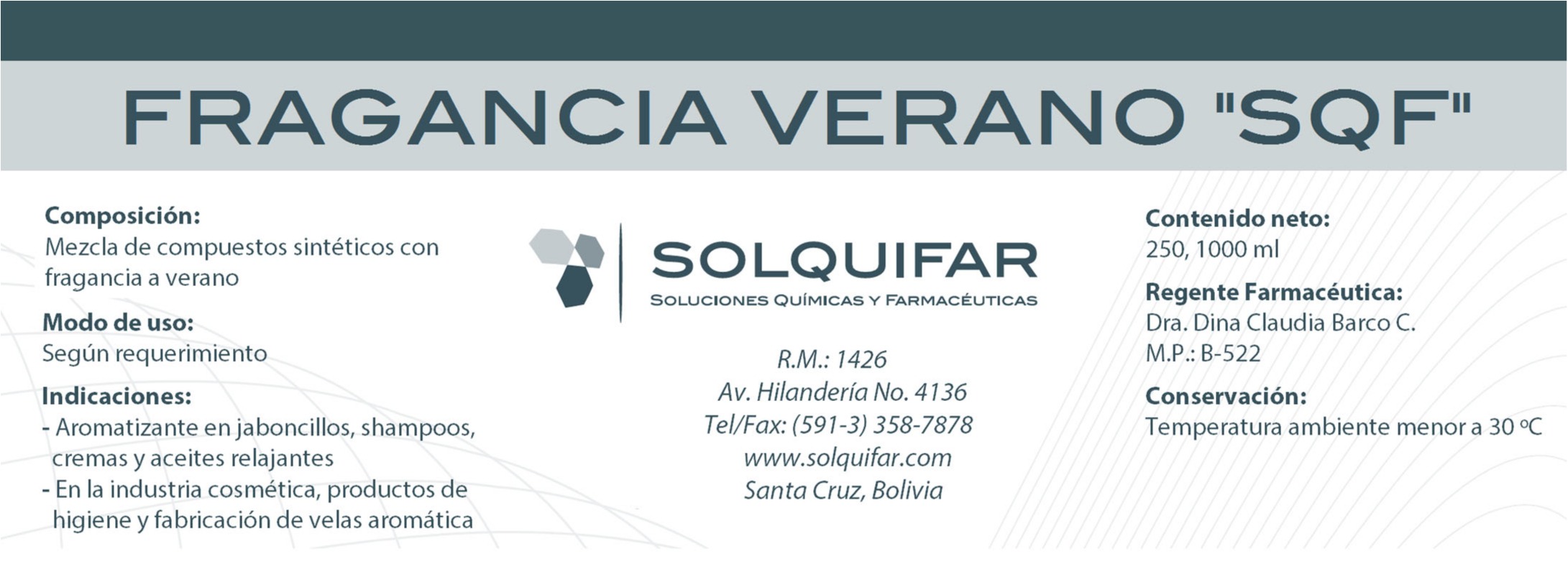 FRAGANCIA VERANO